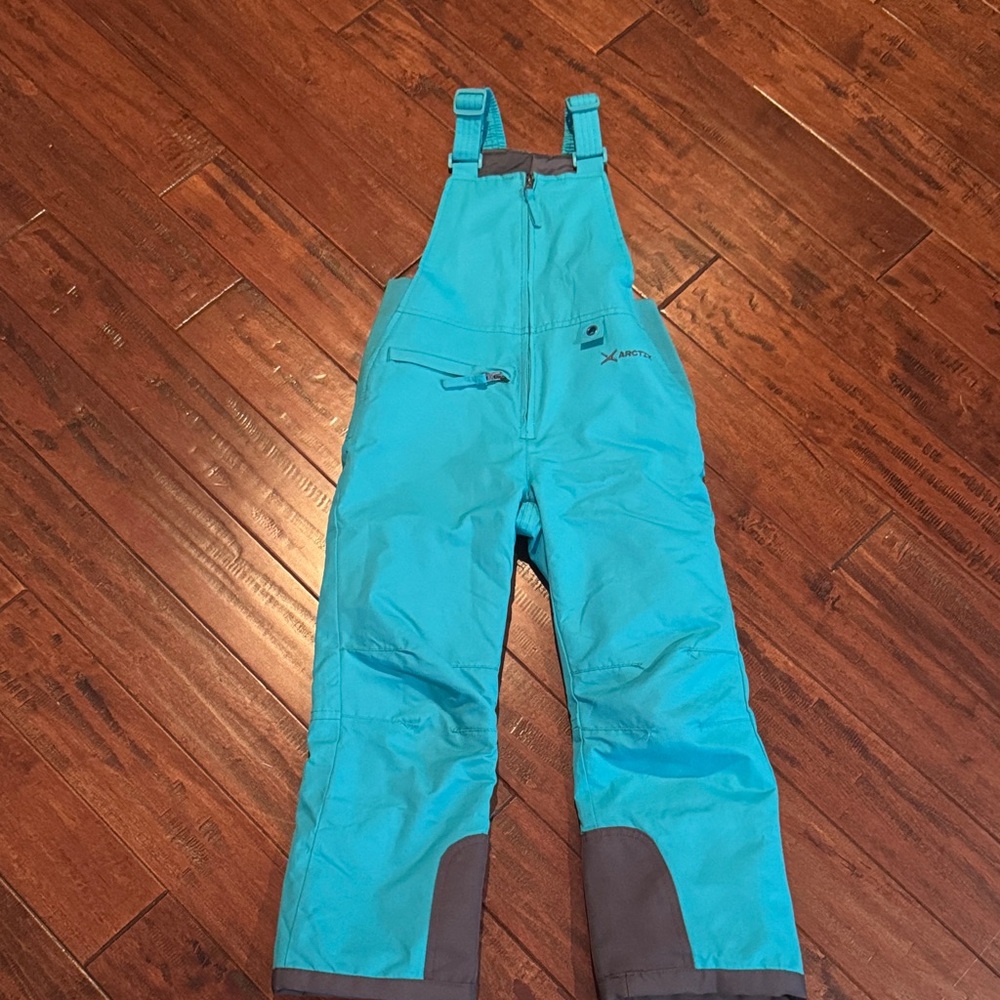 Arctix Teal and Gray Kids Overalls